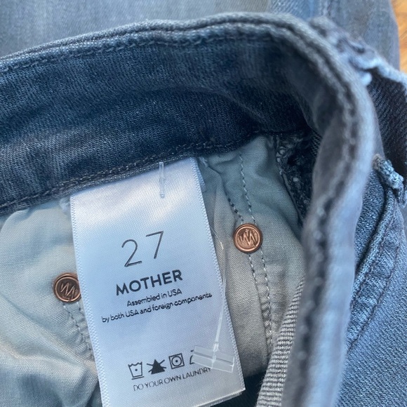 MOTHER Denim Straight Leg Jeans Size 27 - Picture 9 of 11